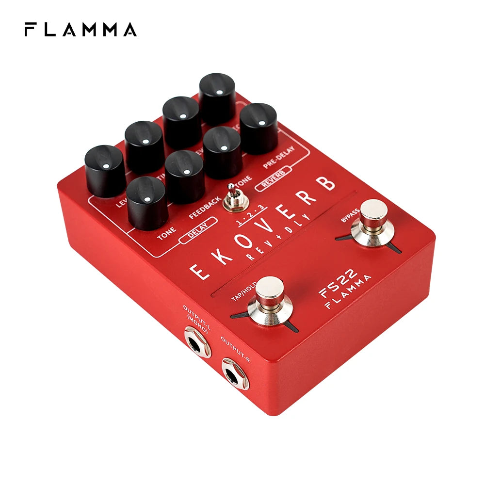 FLAMMA FS22 EKOVERB DUAL REVERB E DELAY COM FREEZE