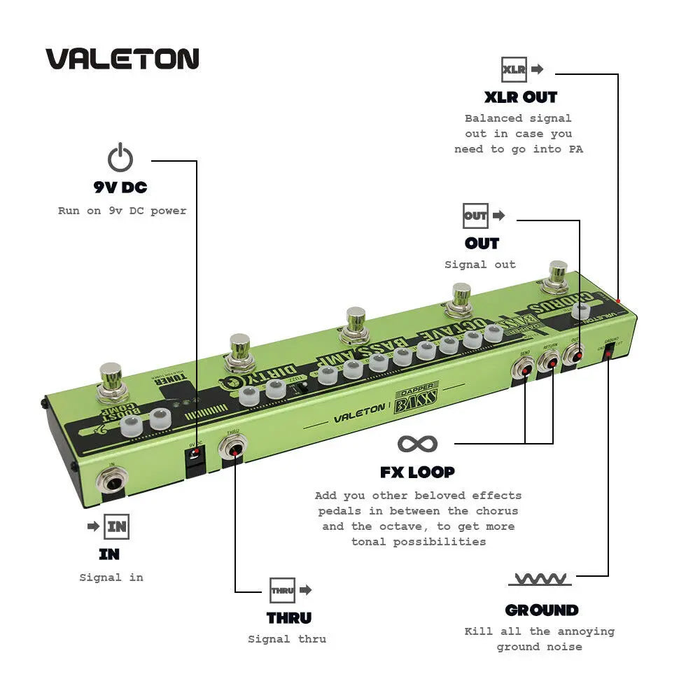 VALETON DAPPER BASS VES-2