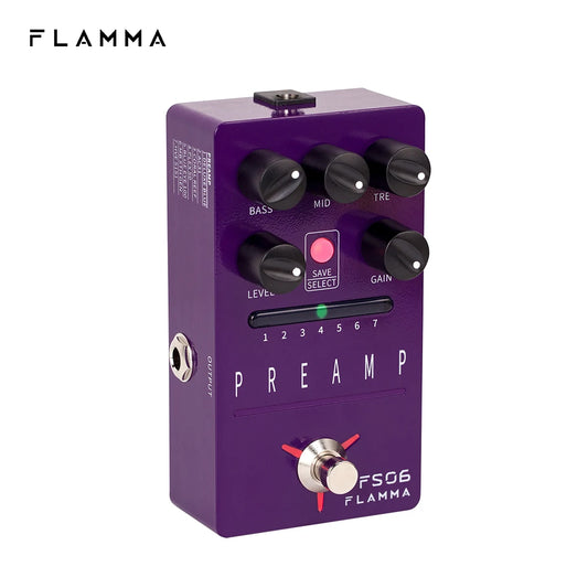 FLAMMA FS06 PREAMP COM 7 SIMULAÇÕES DE AMP