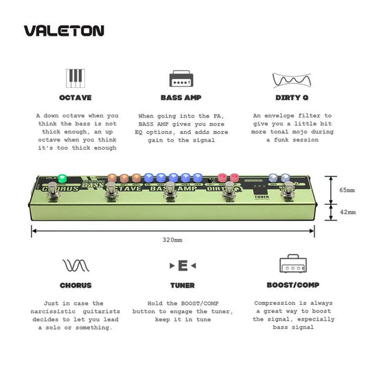 VALETON DAPPER BASS VES-2