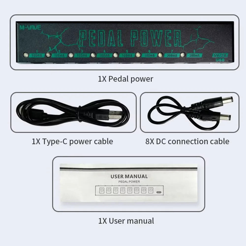 M-VAVE ISOLATED POWER - 8 SAÍDAS ISOLADAS – ALIMENTAÇÃO USB